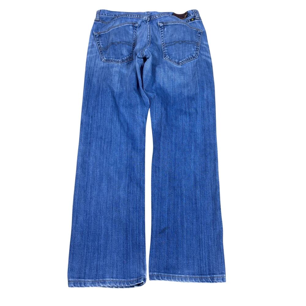vintage y2k 2000s Lucky Brand 221 Straight jeans embroidered skater indie 30x29